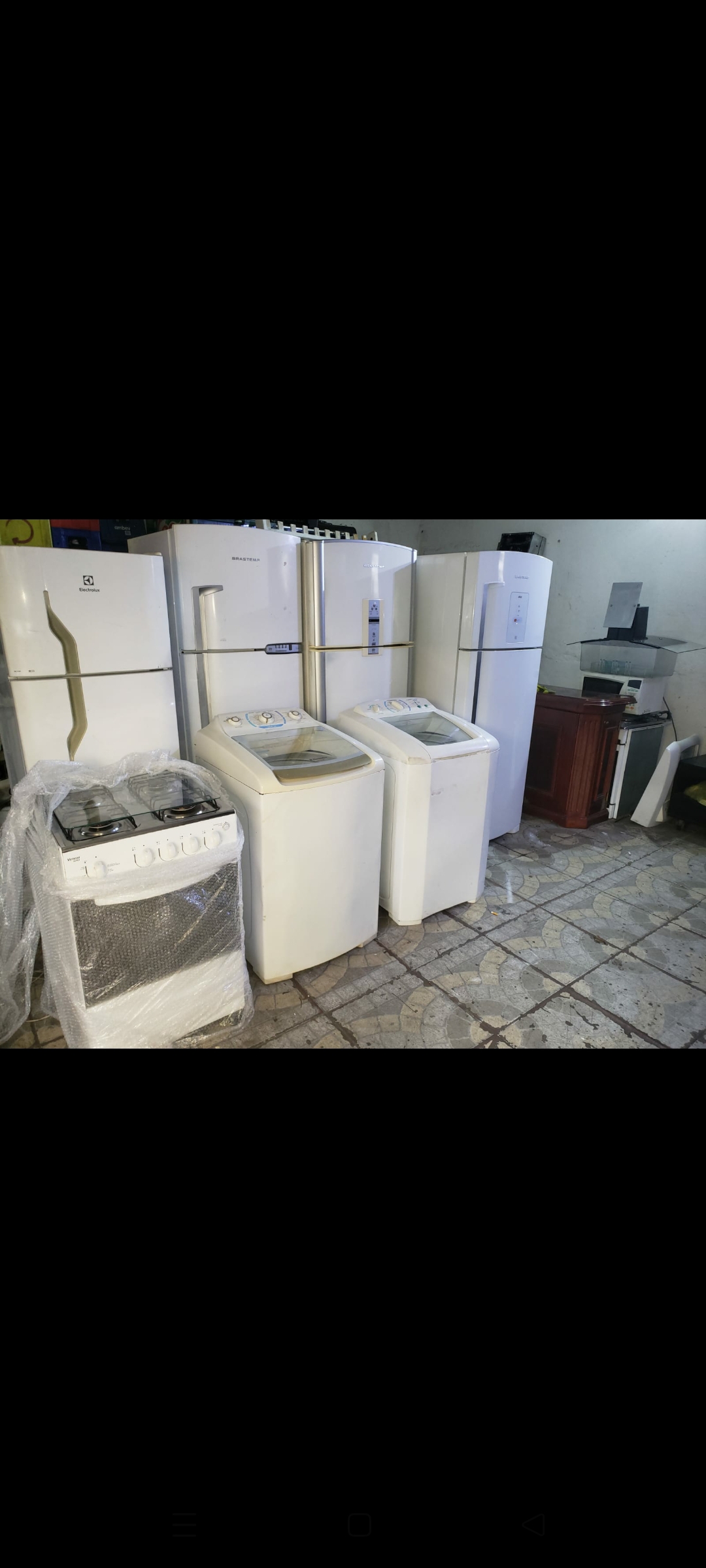 Eletrodomésticos usados a pronta entrega